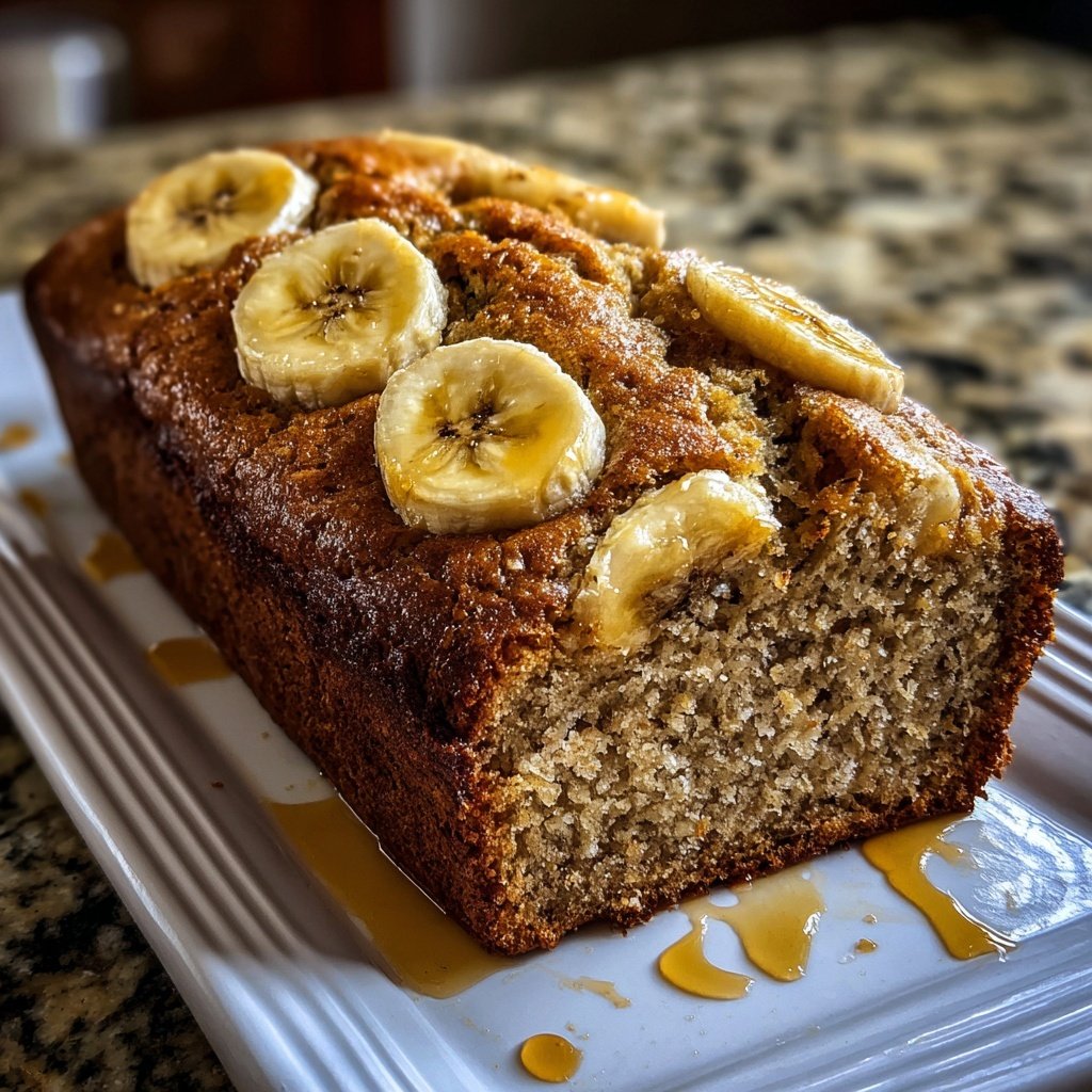 Bananenbrot mit Honig