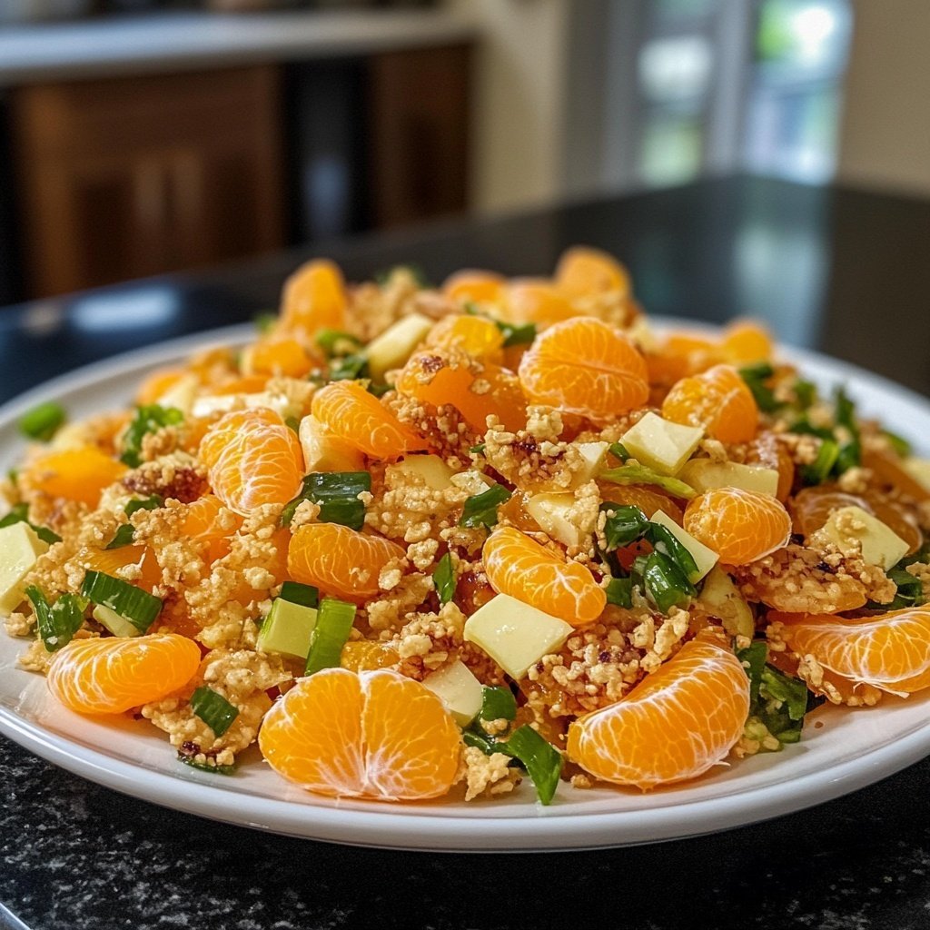 Chinakohl-Salat mit Mandarinen