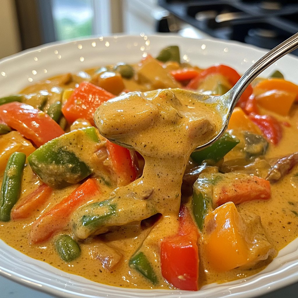 Vegetarisches Thai-Curry mit Gemüse