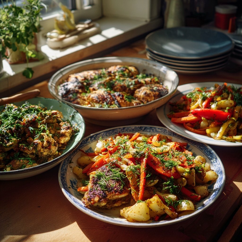 Kalorienarme Wochenrezepte