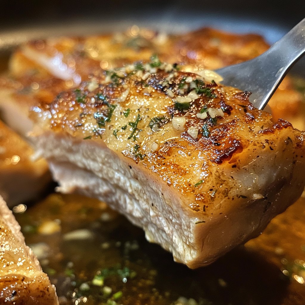 Hähnchenbrust in Pfanne saftig