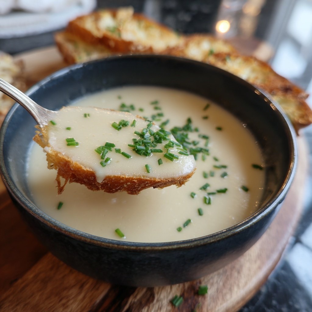 Blumenkohlsuppe fein püriert