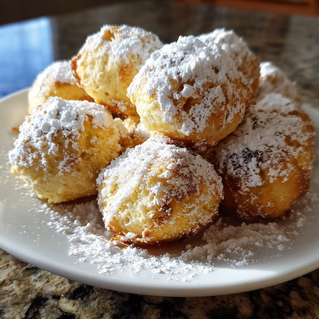 Quarkbällchen klein und rund