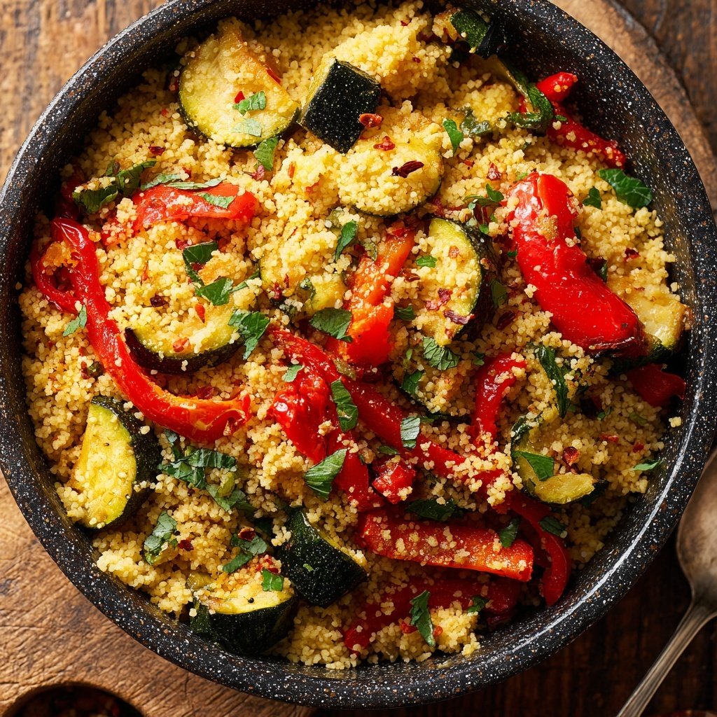 Couscous mit Ofengemüse