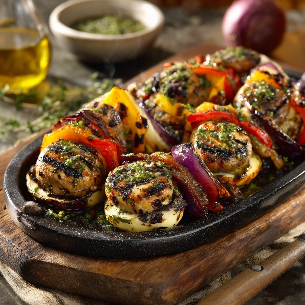 Gegrillte Gemüse Medaillons