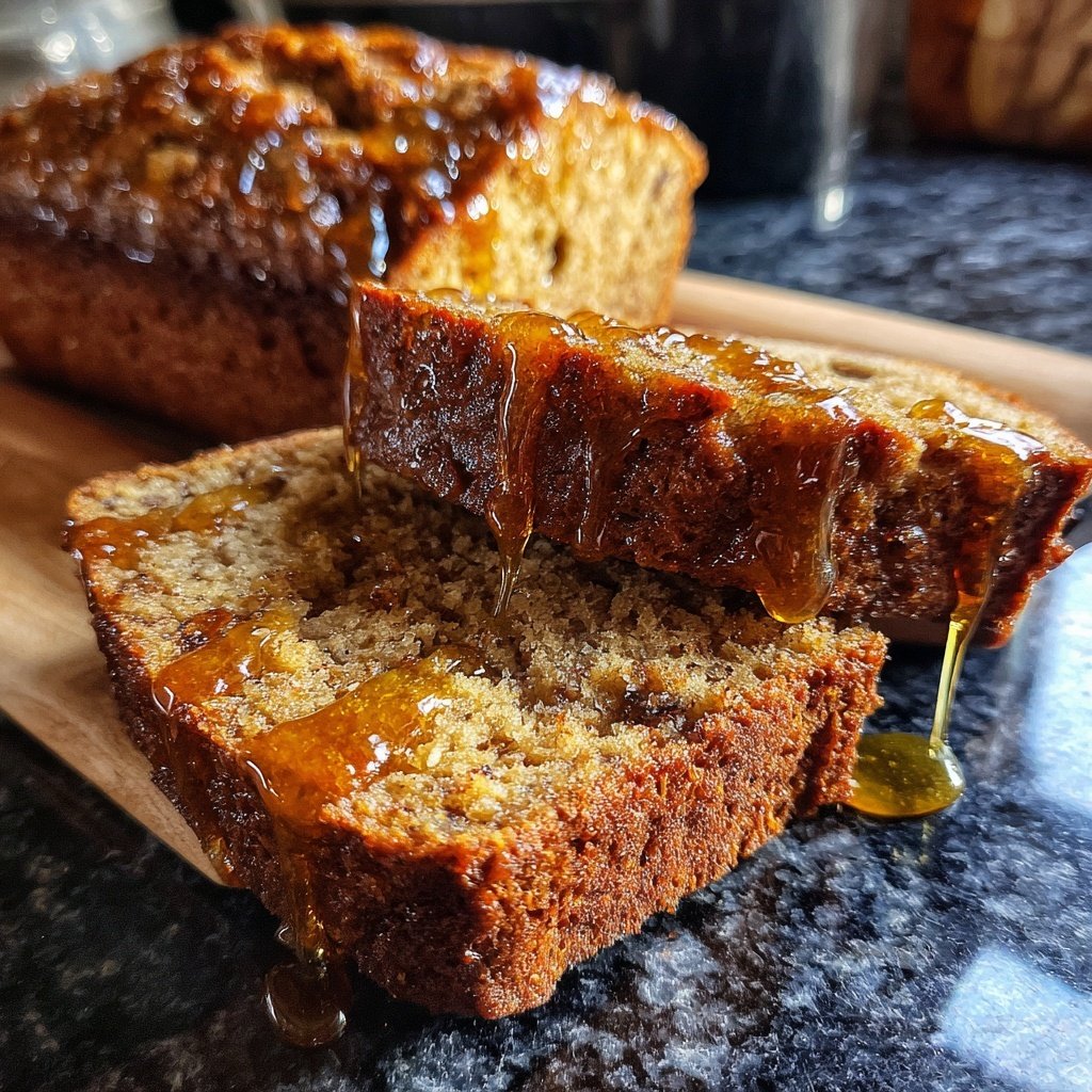 Bananenbrot mit Zimt und Honig