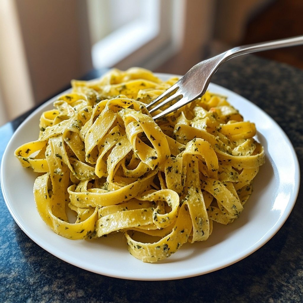 Tagliatelle mit Kräuterbutter